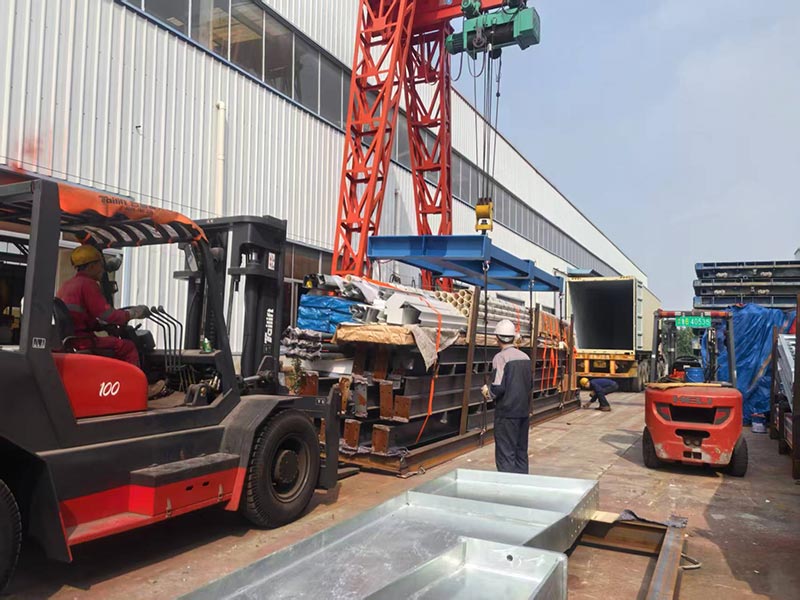 가이아나 철골 구조물 성공적 배송으로 새로운 해외 건설 여정 촉진