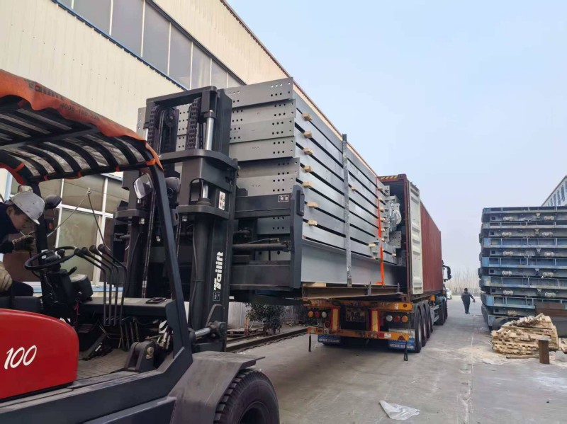 우루과이의 철강 구조물 창고 선적